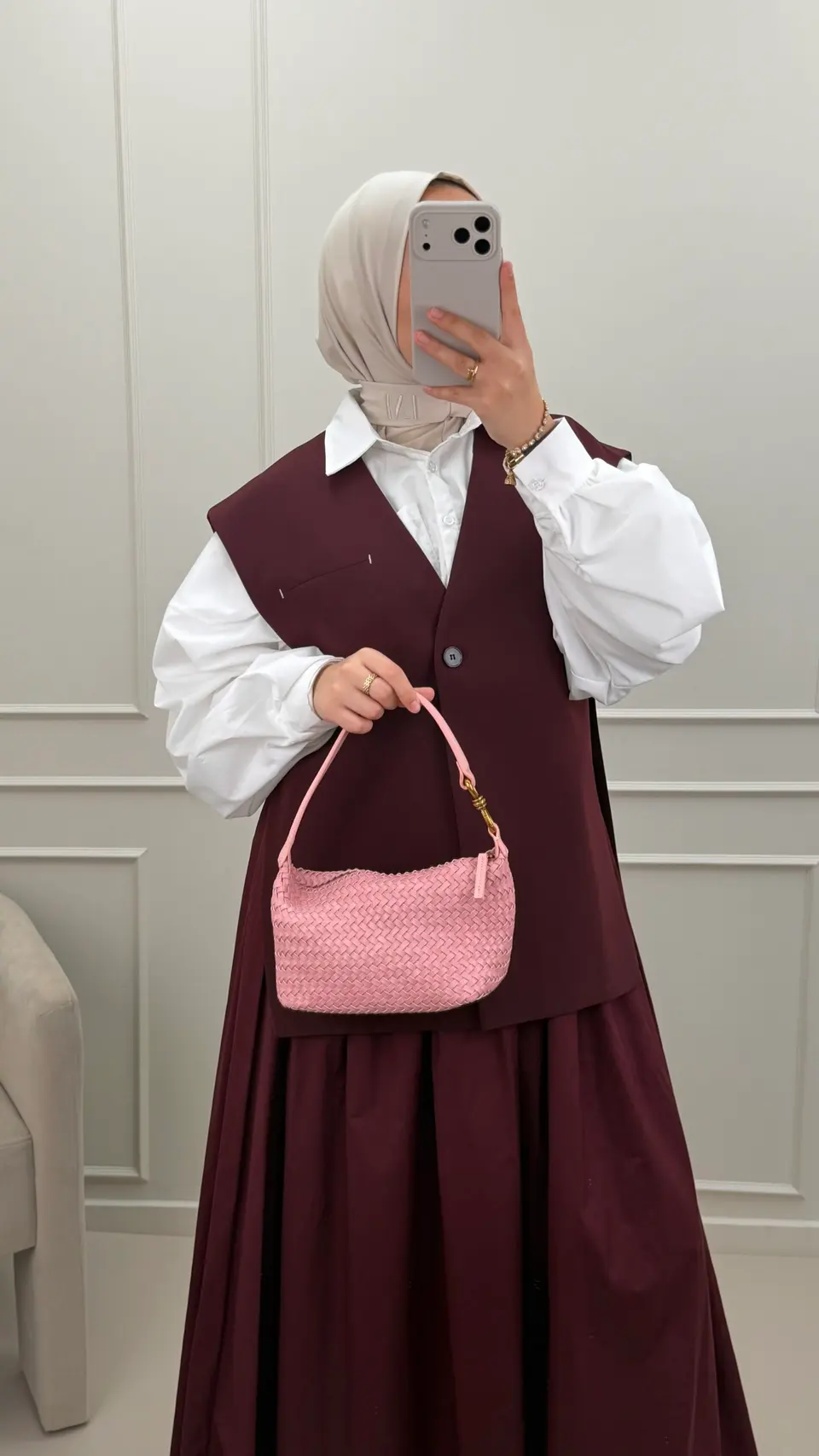 Gilet Spencer Blazer Xara Burgundy