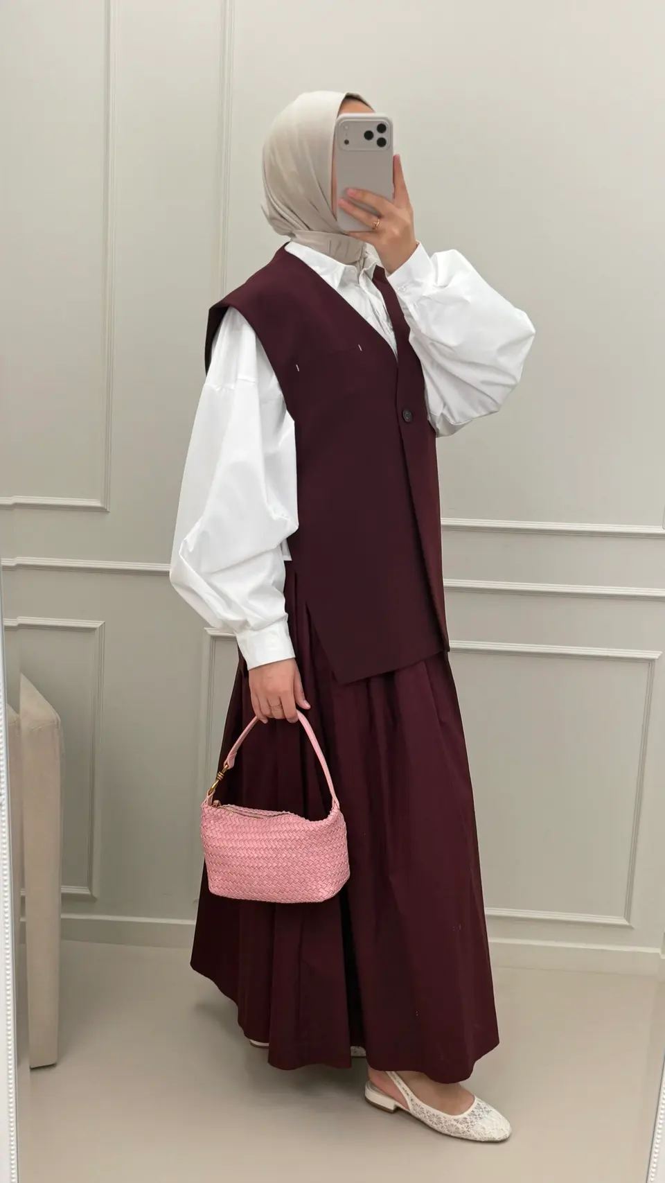 Gilet Spencer Blazer Xara Burgundy
