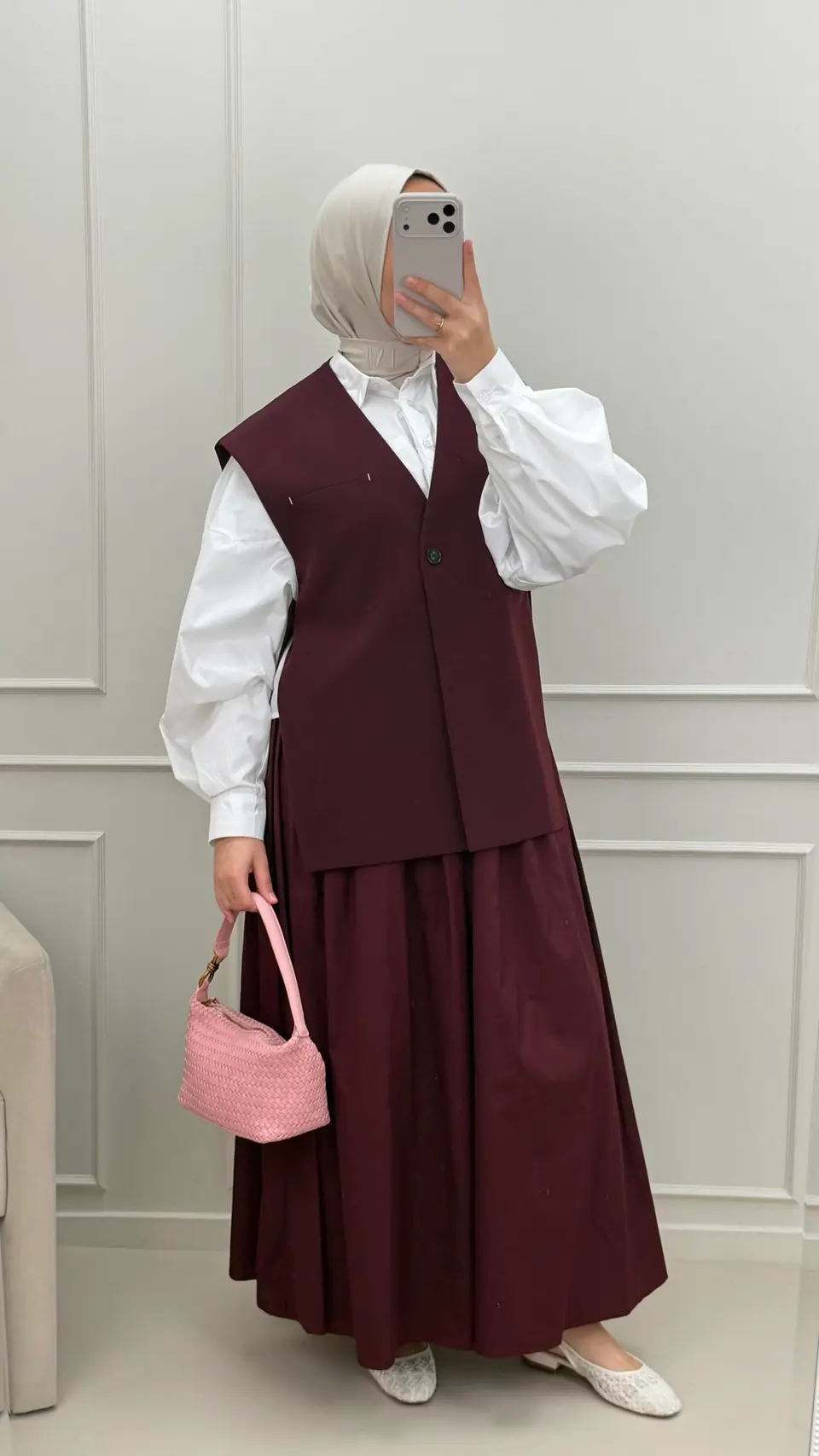 Gilet Spencer Blazer Xara Burgundy
