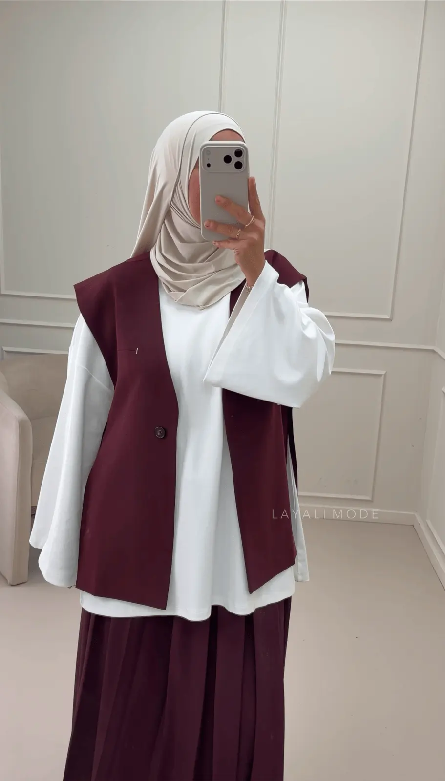 Gilet Spencer Blazer Xara Burgundy
