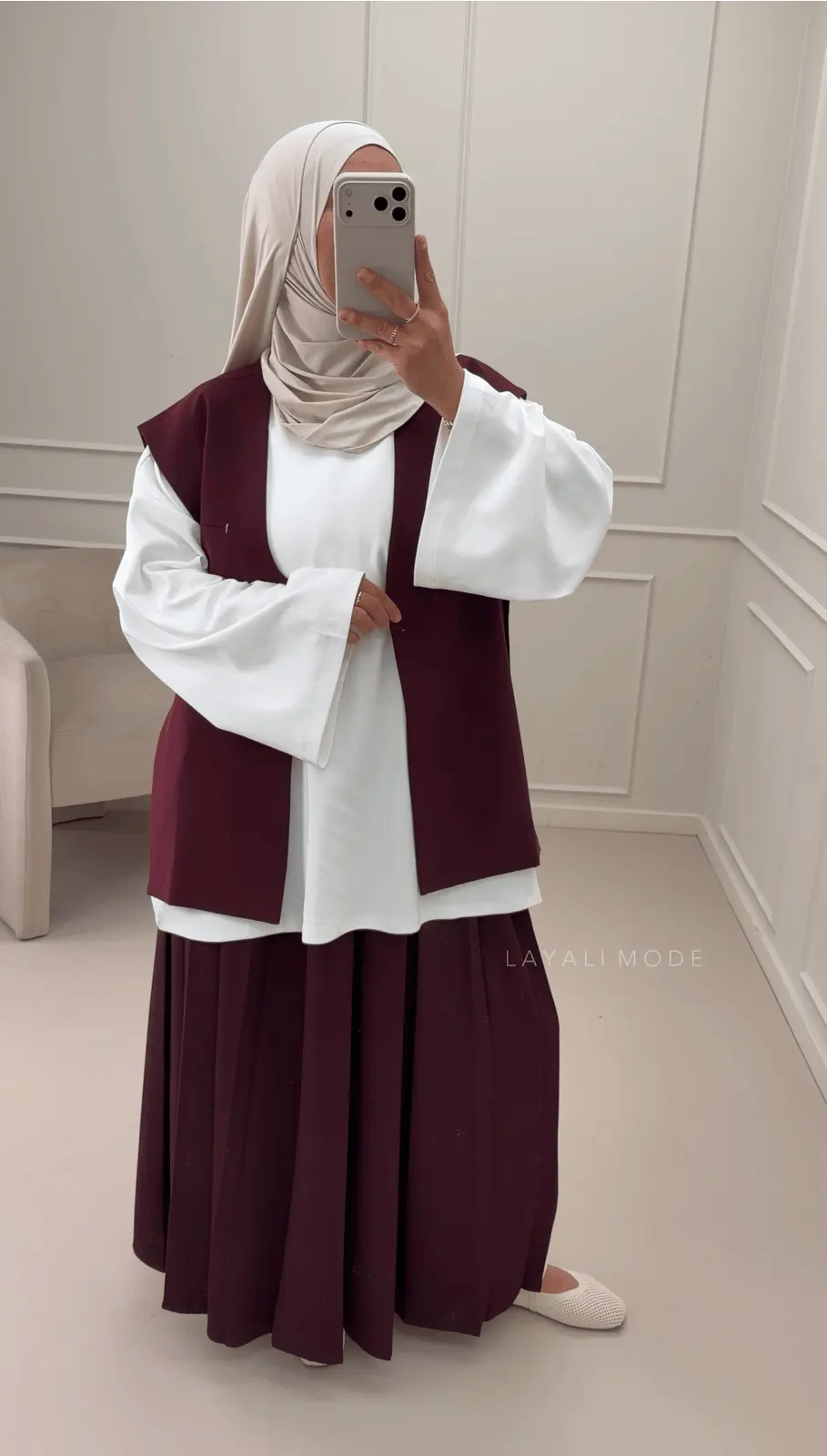 Gilet Spencer Blazer Xara Burgundy