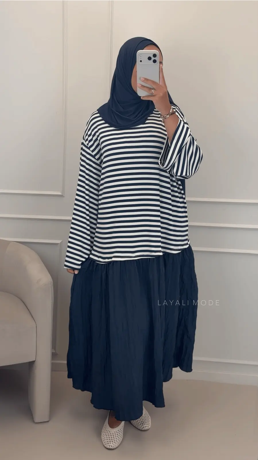 Jurk Olivia Navy Blue