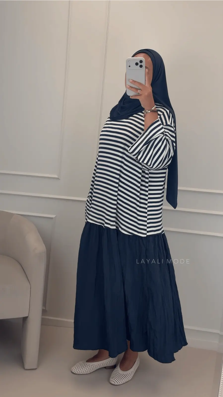 Jurk Olivia Navy Blue