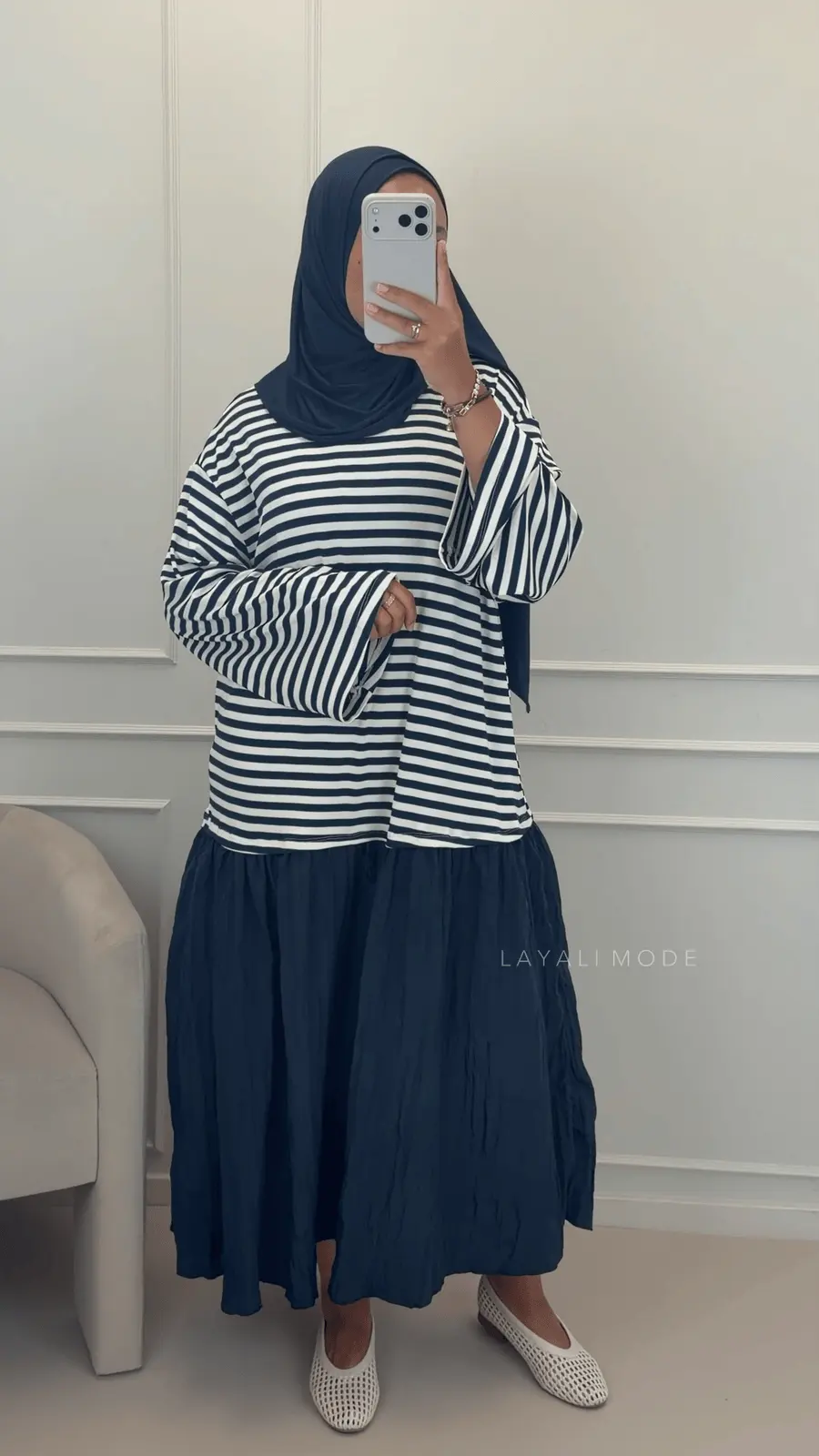 Jurk Olivia Navy Blue