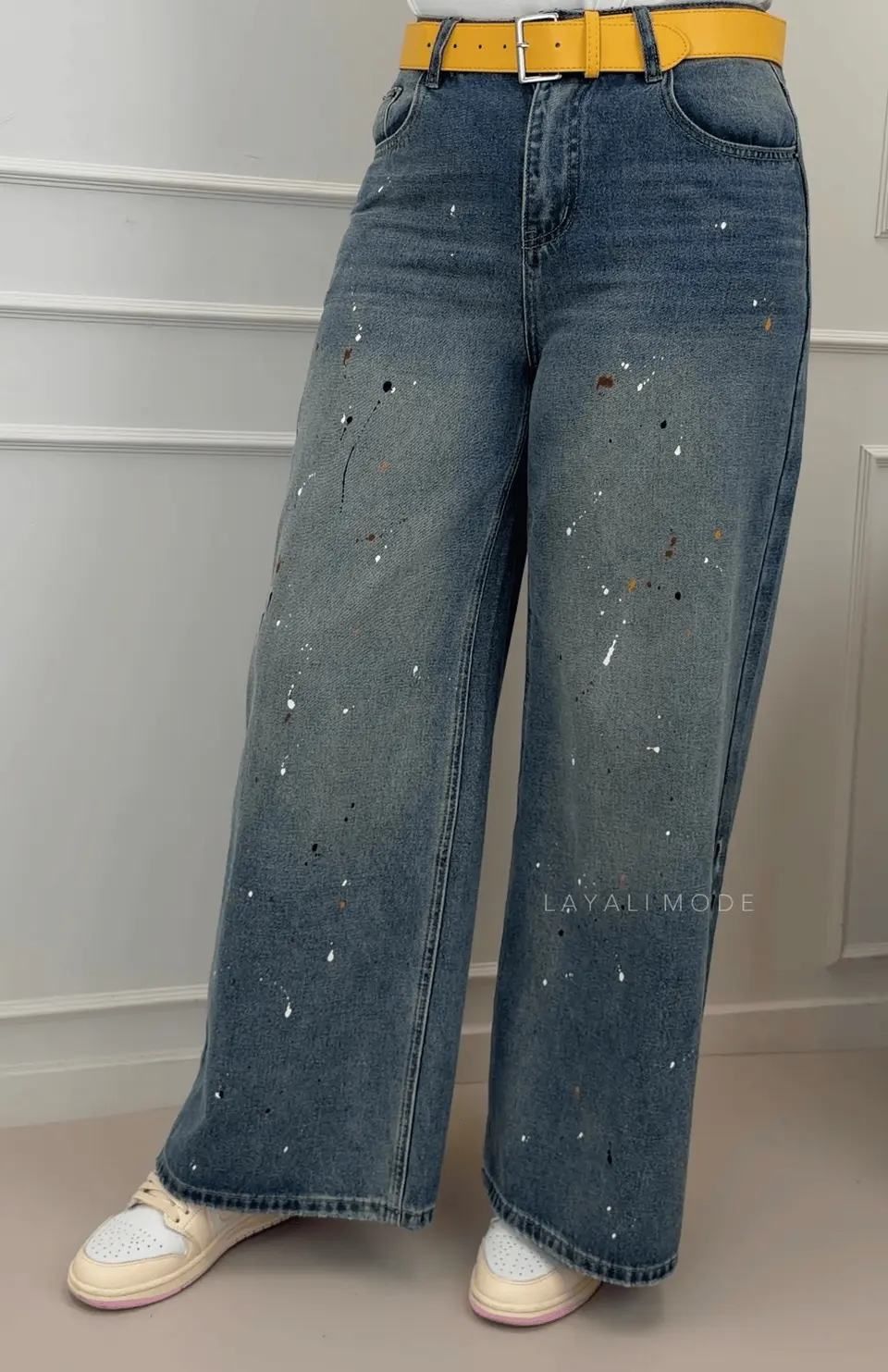 Wide Leg Jeans Charissa Blue