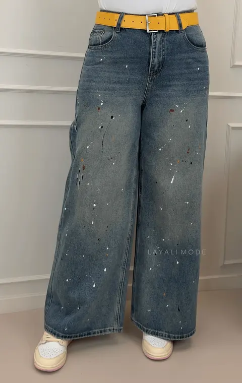 Wide Leg Jeans Charissa Blue