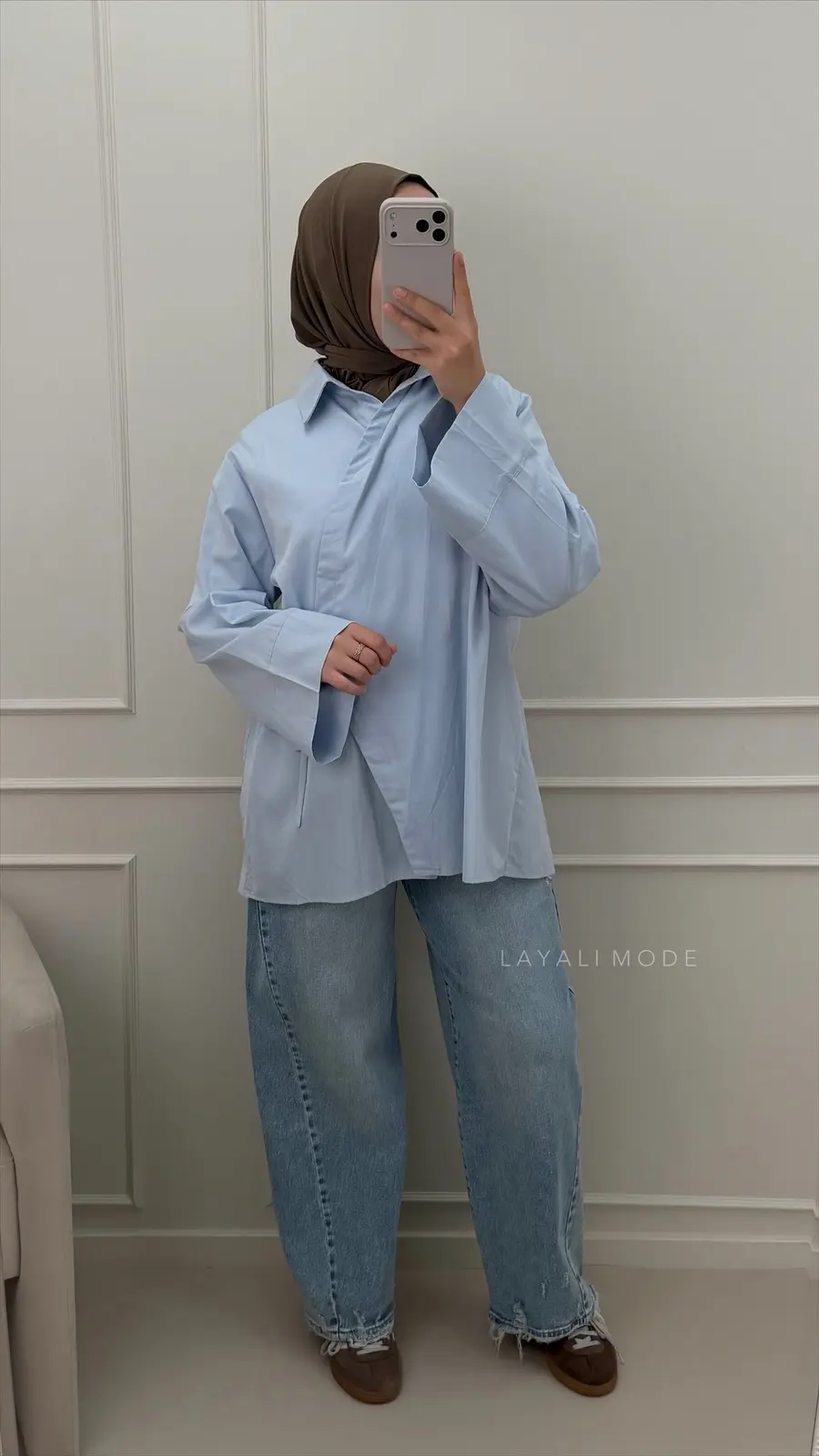 Queen Hearts Barrel Jeans Noa Light Blue