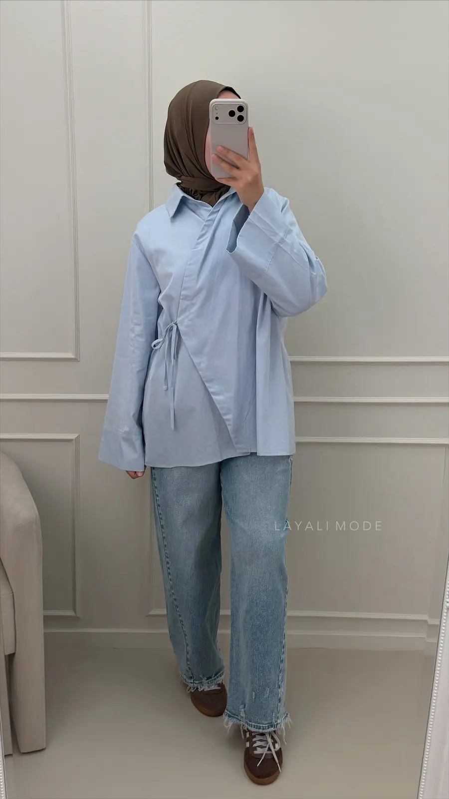 Queen Hearts Barrel Jeans Noa Light Blue