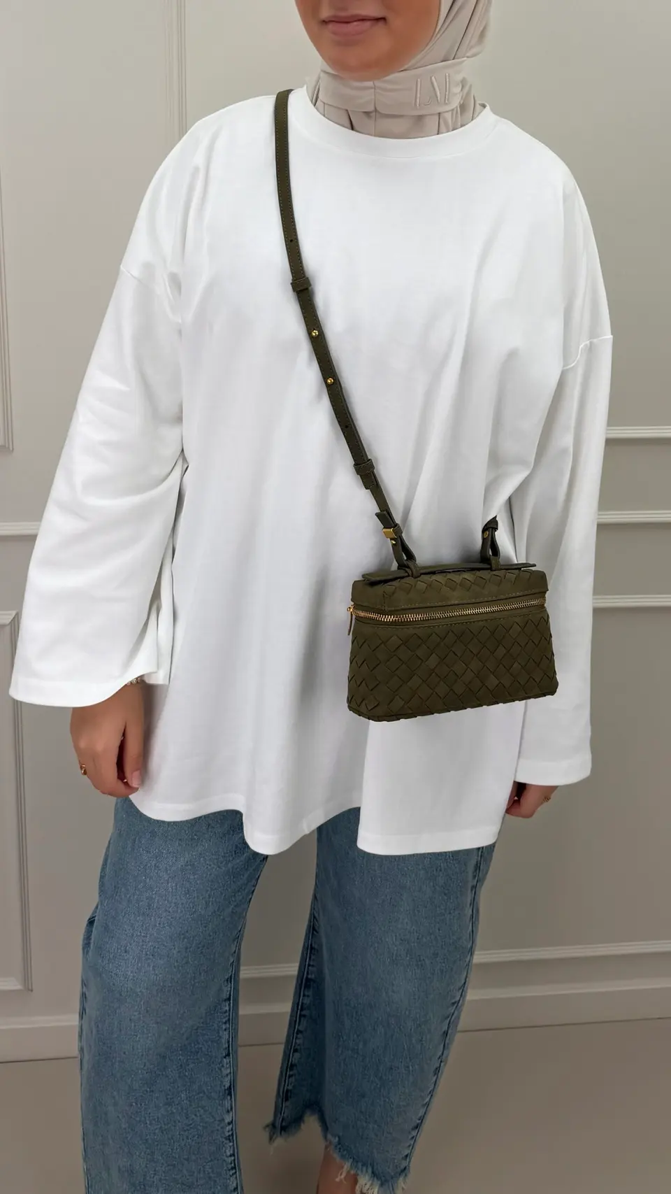 Woven Bag Tara Army Green