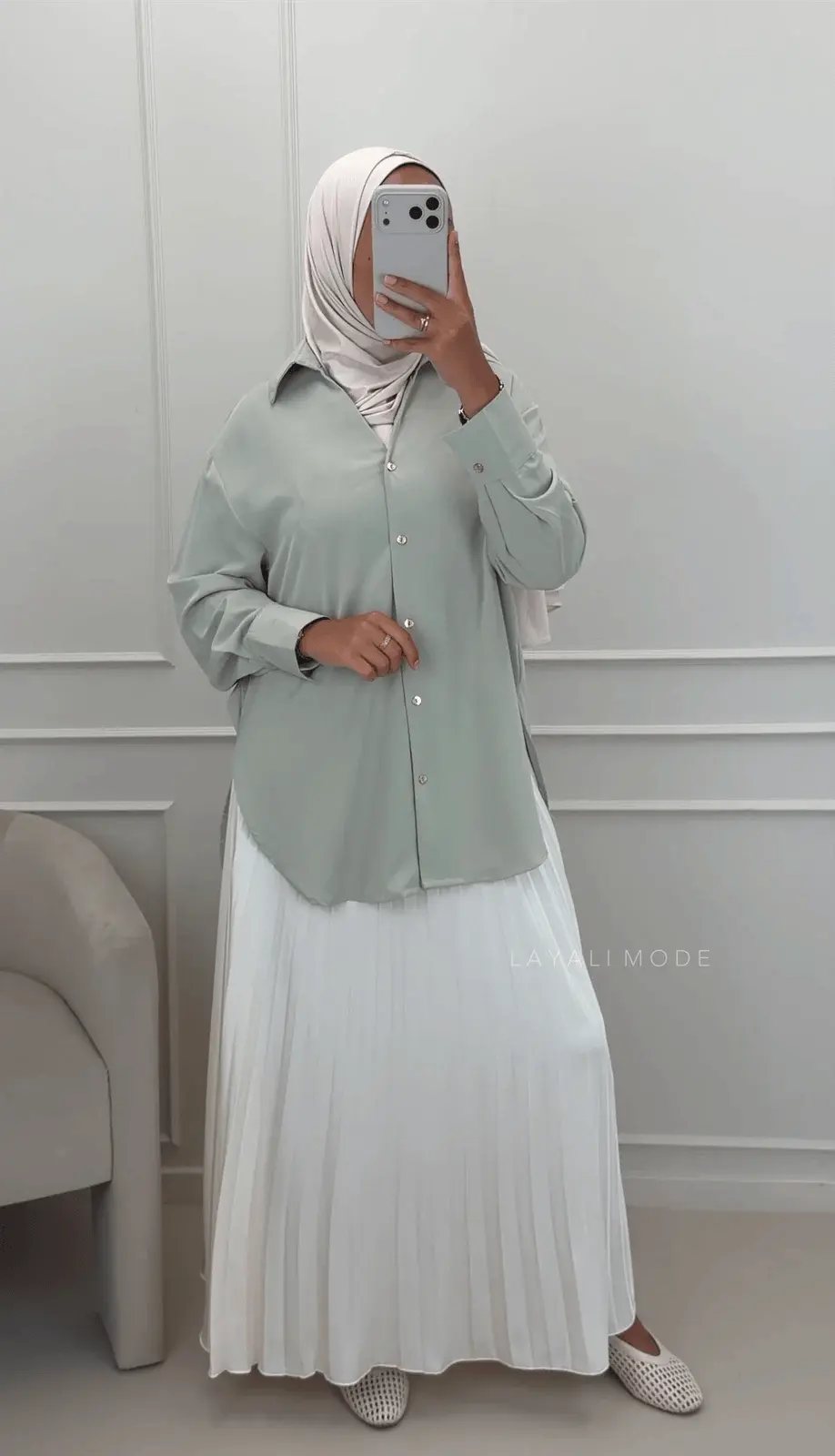 Blouse Nadine Olive Green