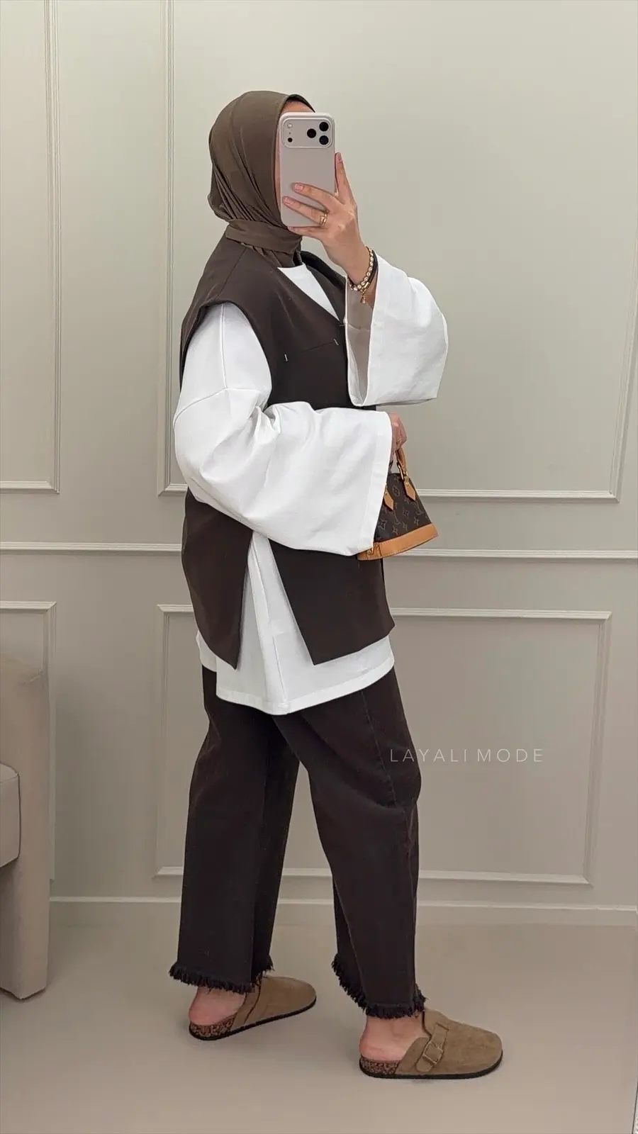 Gilet Spencer Blazer Xara Dark Brown