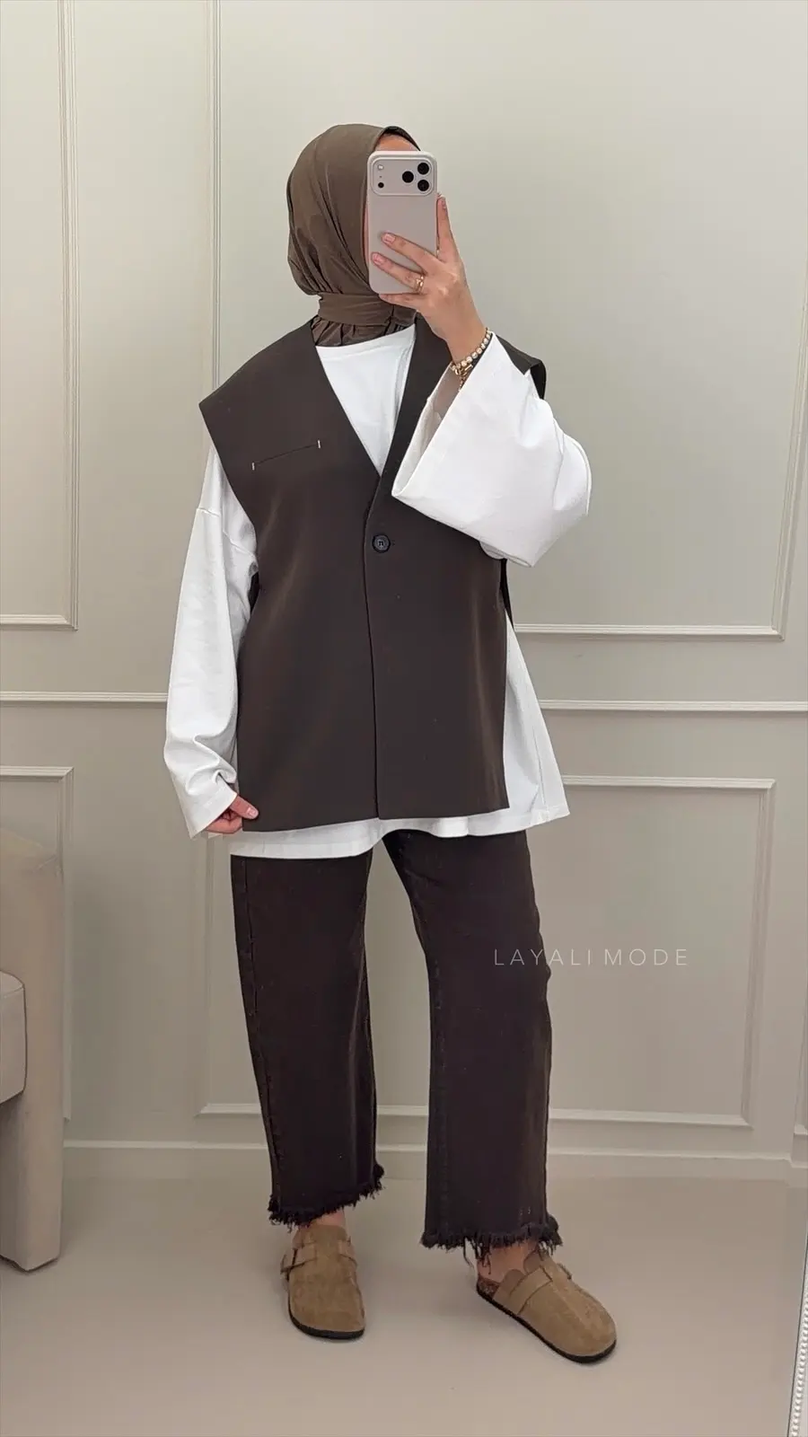 Gilet Spencer Blazer Xara Dark Brown