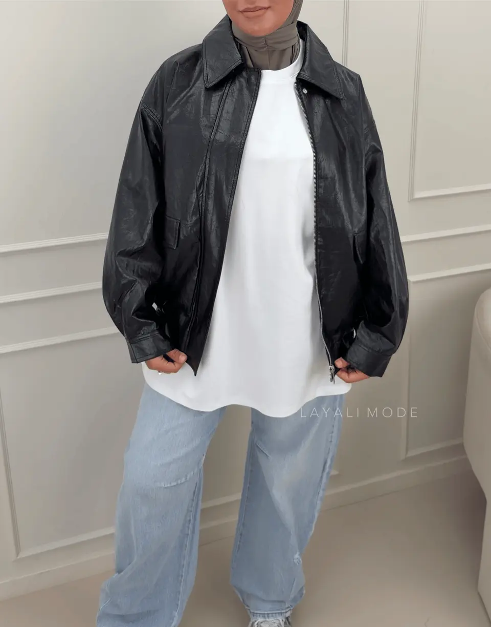 Leather Jacket Charlie Black