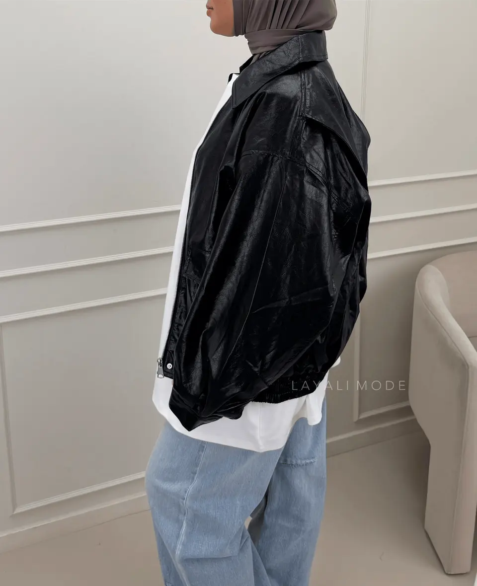 Leather Jacket Charlie Black