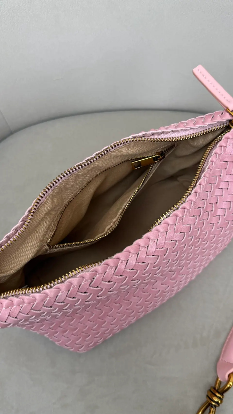 Woven bag Kyra Pink
