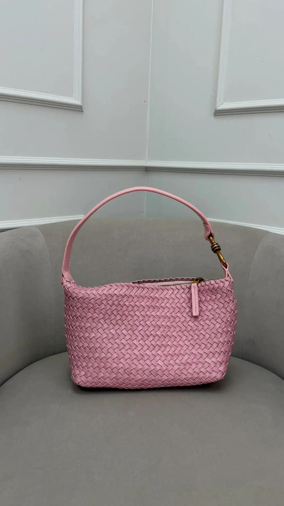 Woven bag Kyra Pink