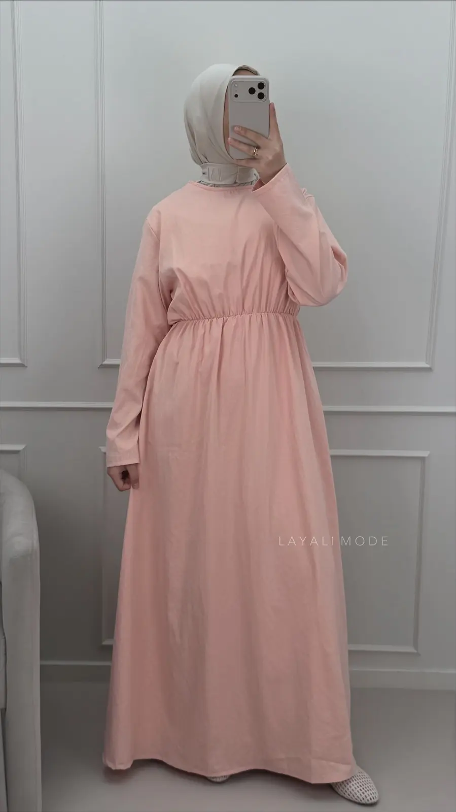Jurk Zayana Met Cape Pink