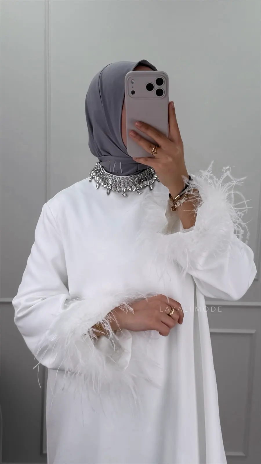 Abaya Kenza Off White
