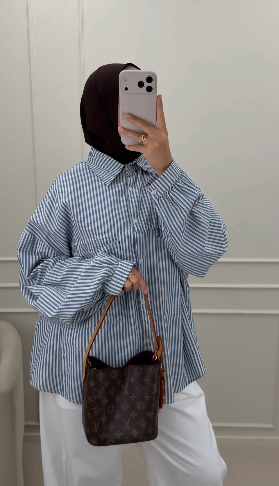 Oversized Blouse Mila Jeans Blue