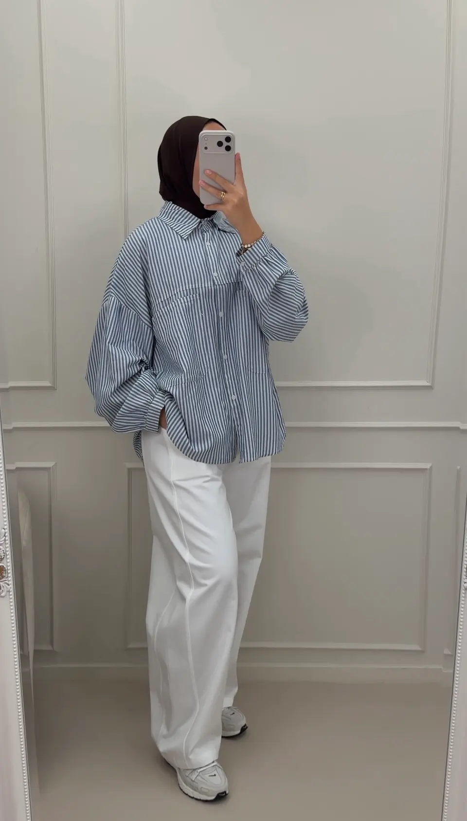 Oversized Blouse Mila Jeans Blue