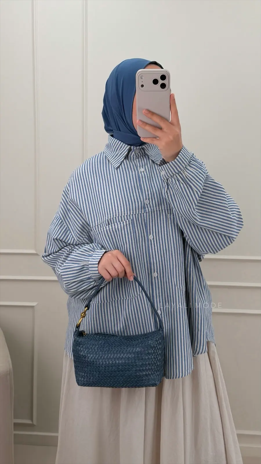 Oversized Blouse Mila Jeans Blue