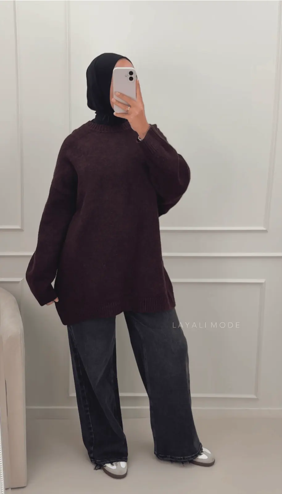 Queen Hearts Wide Leg Jeans Mina Black