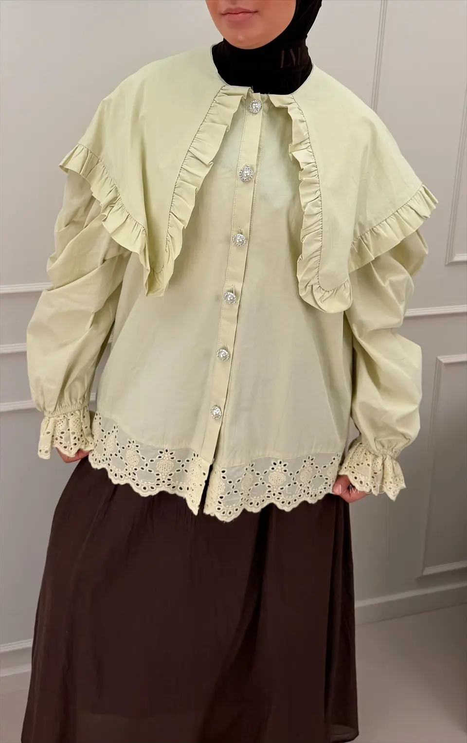 Blouse Marieke Dusty Mint