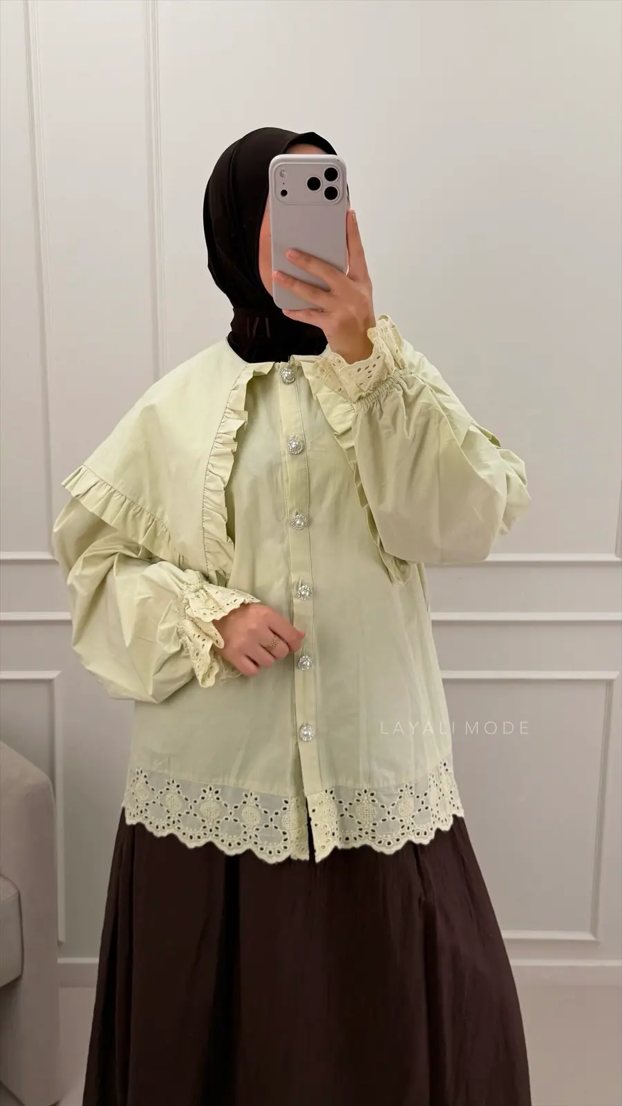 Blouse Marieke Dusty Mint