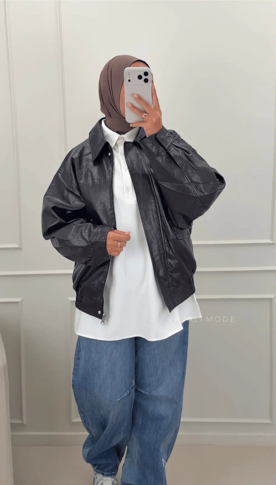 Leather Jacket Charlie Dark Brown