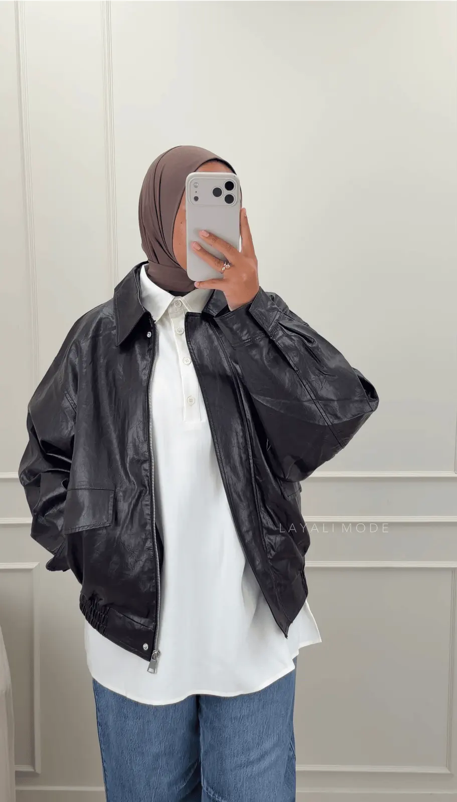 Leather Jacket Charlie Dark Brown