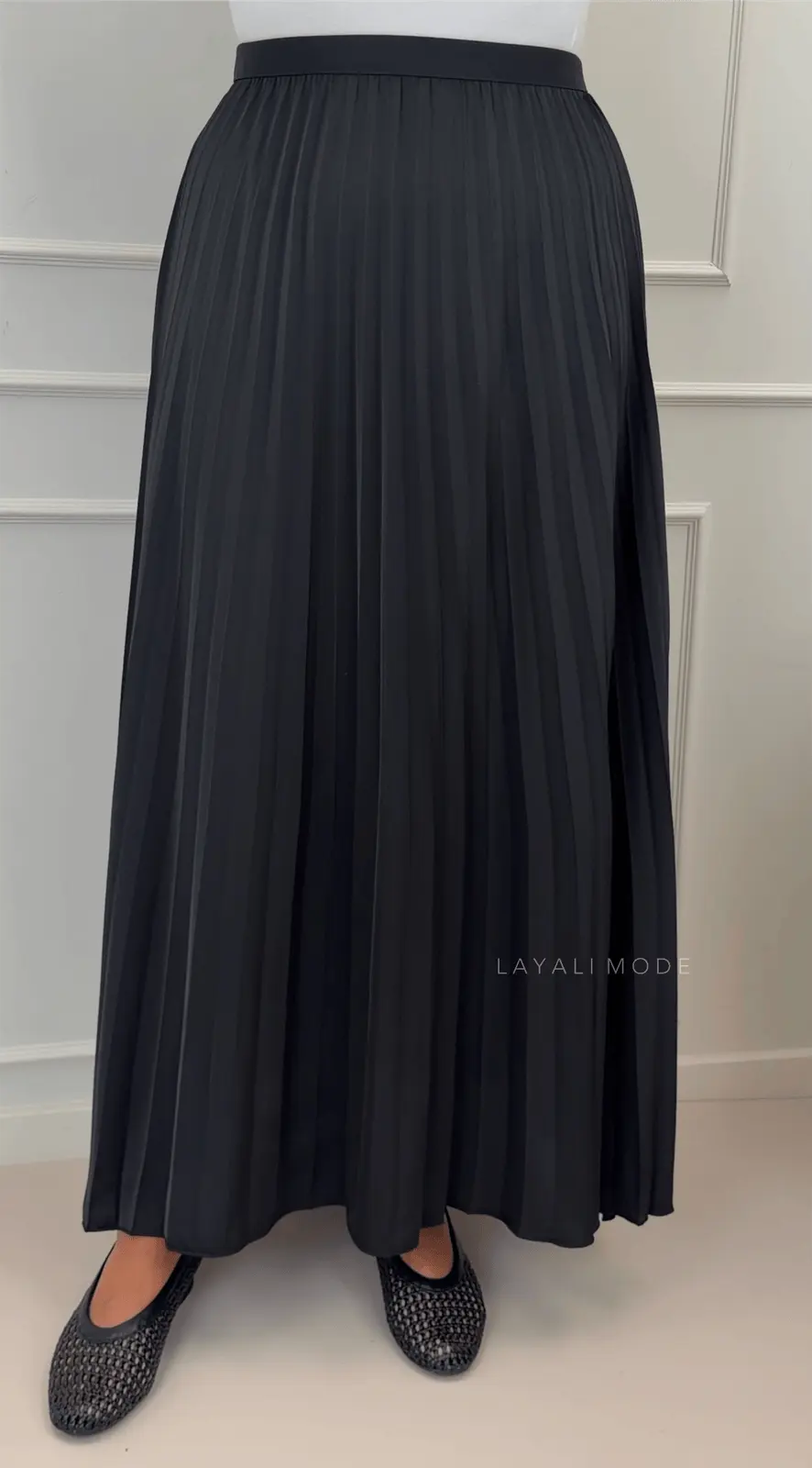Plissé Rok Mira Black