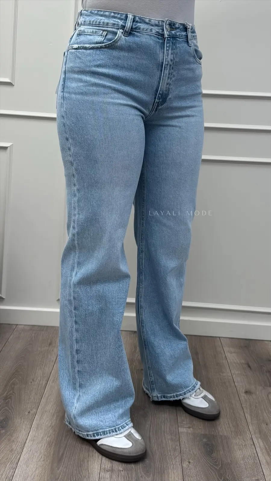 Queen Hearts Wide leg Jeans Tessa Blue