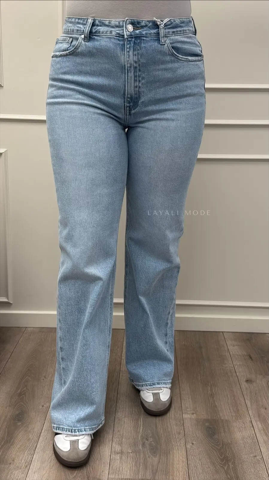 Queen Hearts Wide leg Jeans Tessa Blue
