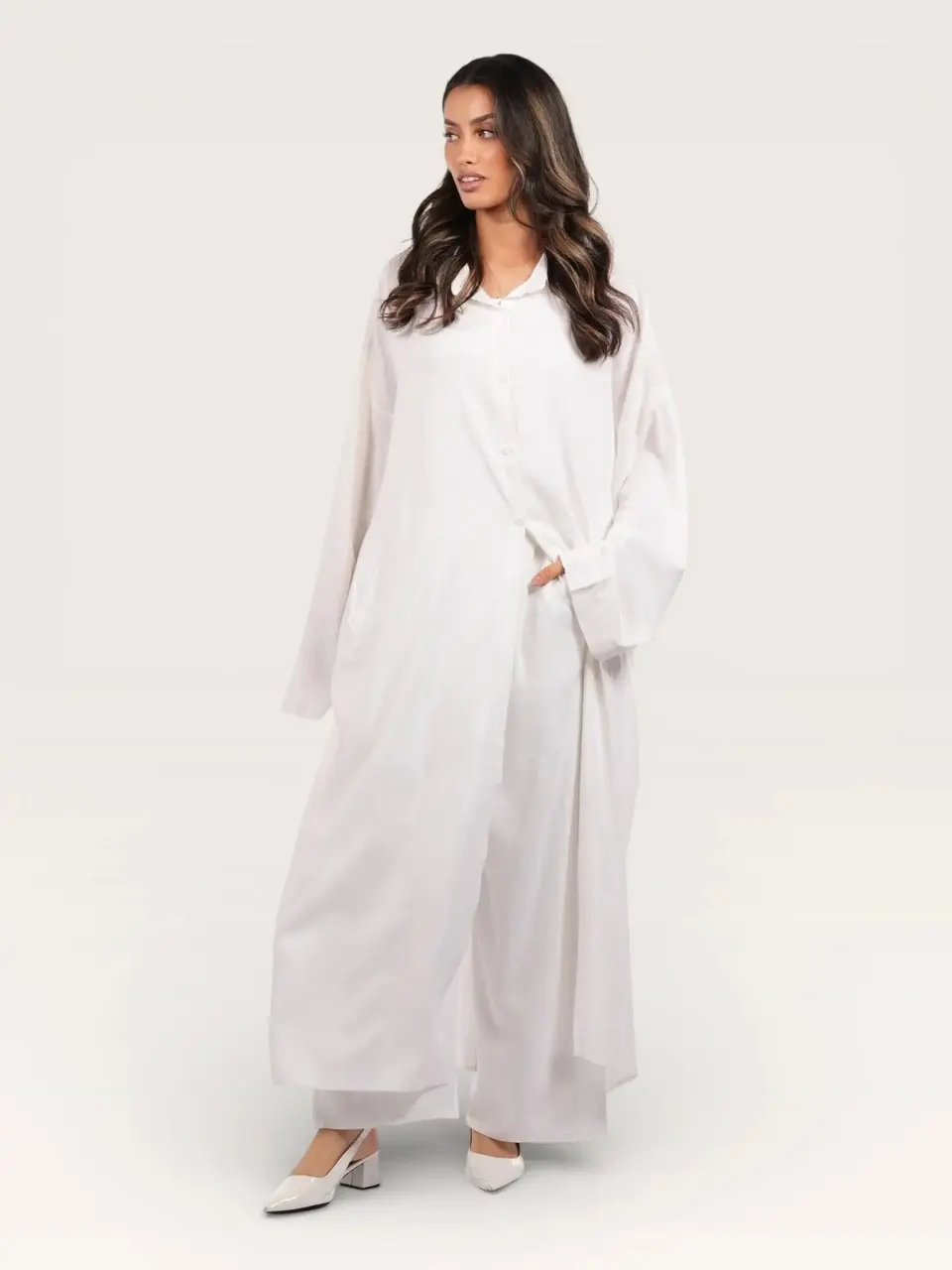 palma linen set - white