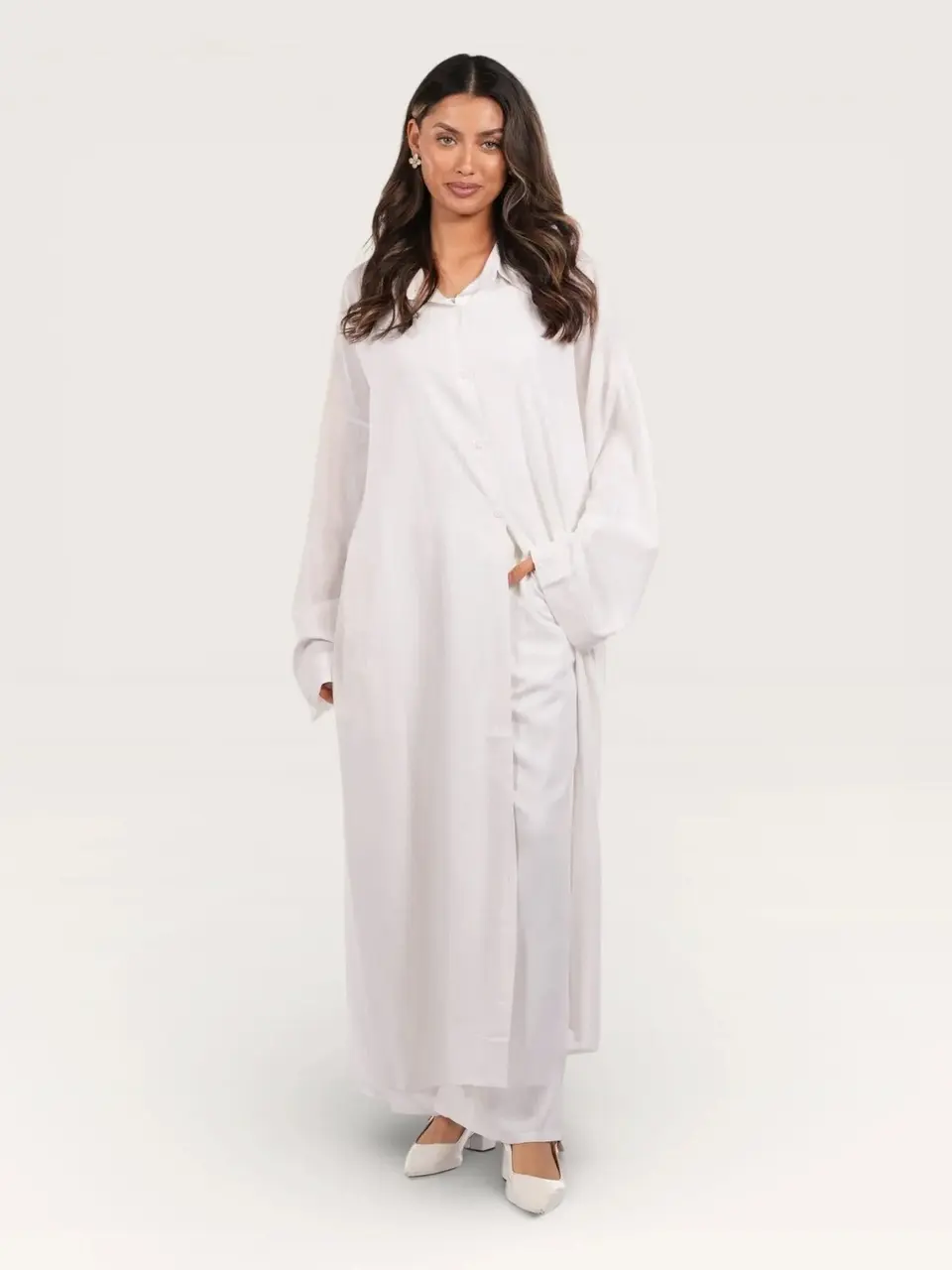 palma linen set - white