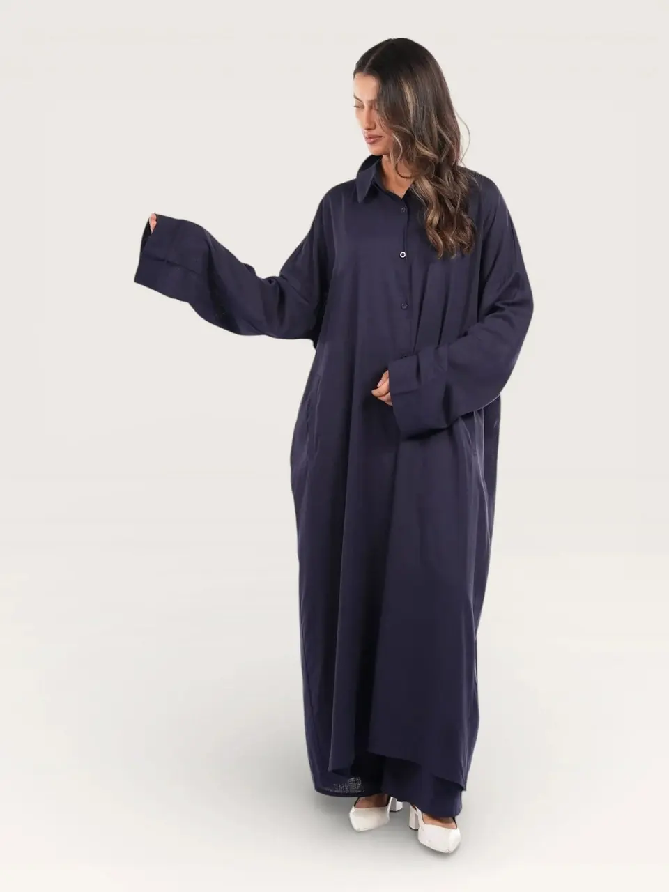 palma linen set - navy