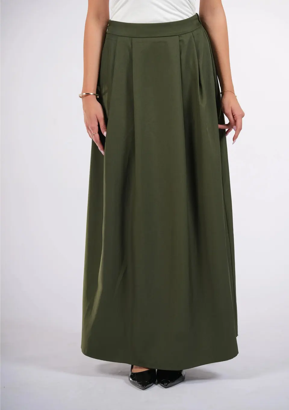 timeless skirt - khaki green
