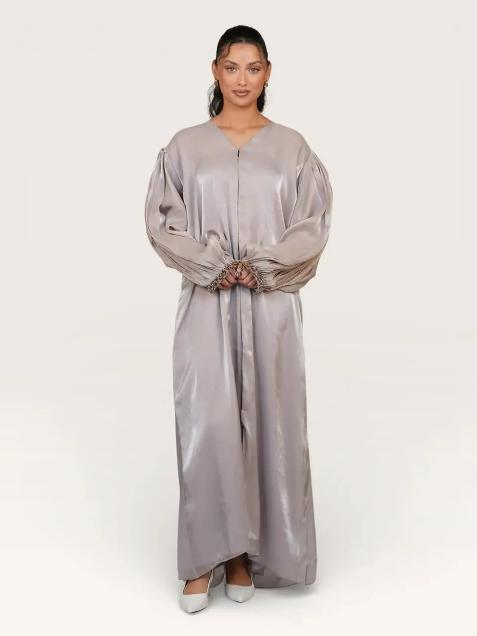 glamour abaya - lavender