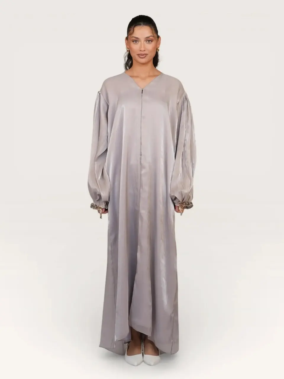 glamour abaya - lavender