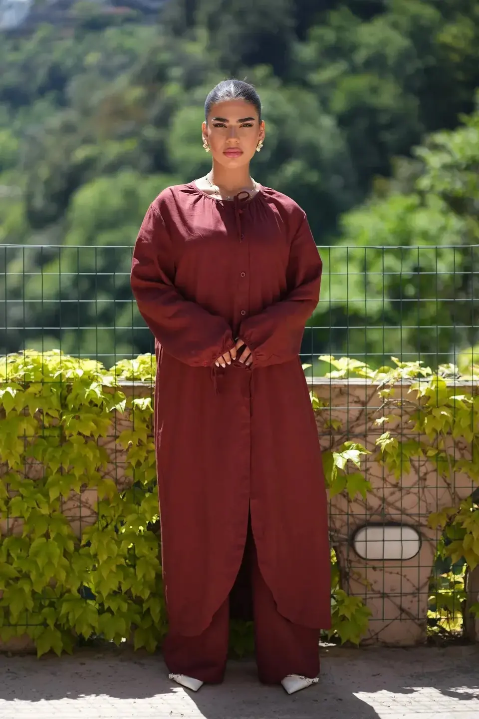 MEDITERRANEAN BREEZE SET - MAROON