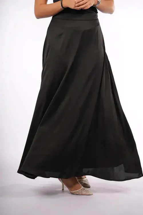 satin poésie - black