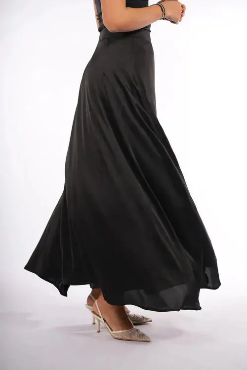 satin poésie - black