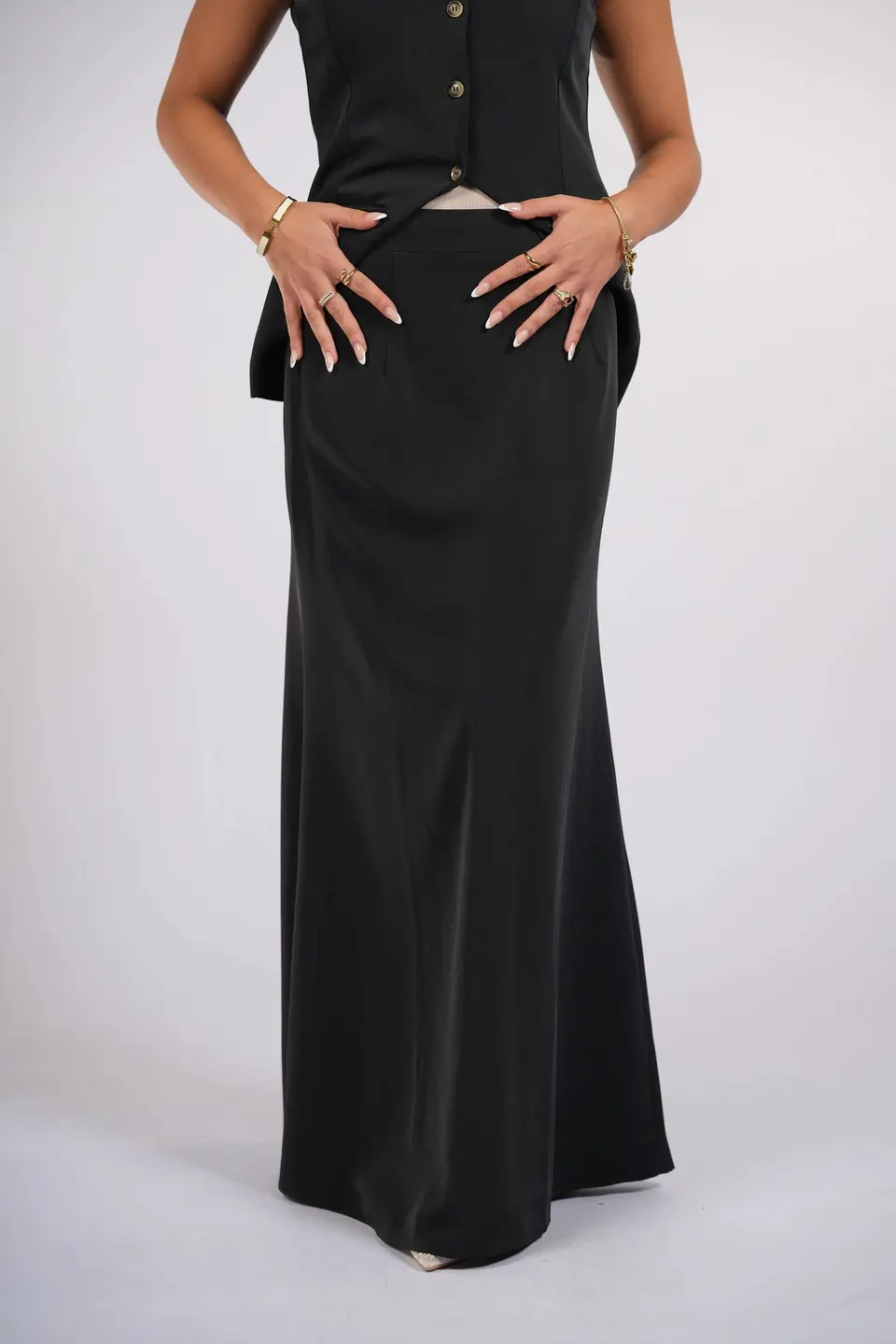 old vienna skirt - black