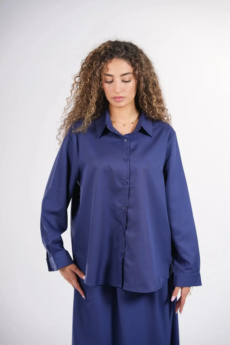 timeless blouse - navy
