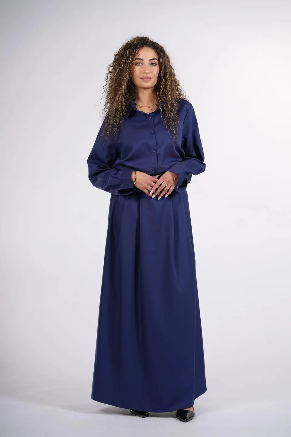 timeless blouse - navy