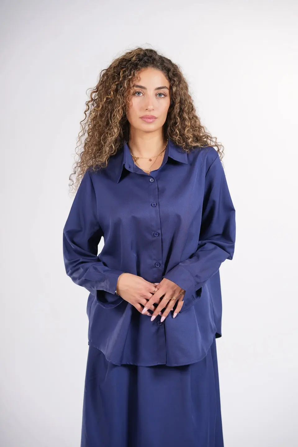 timeless blouse - navy
