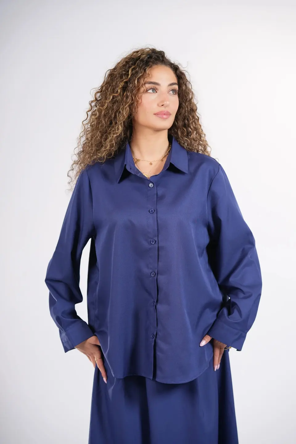 timeless blouse - navy