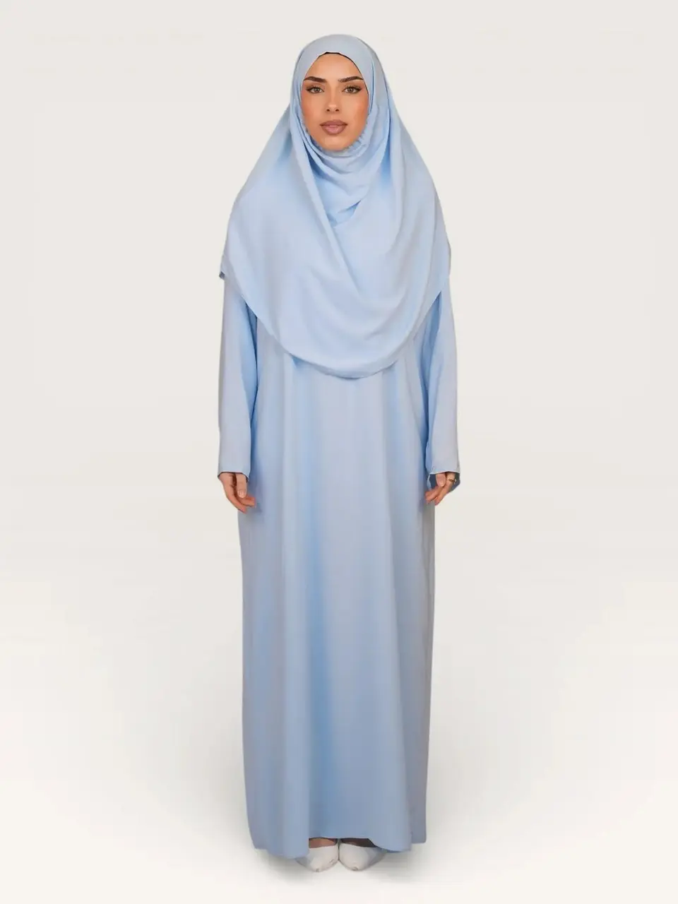 prayer dress medina - baby blue