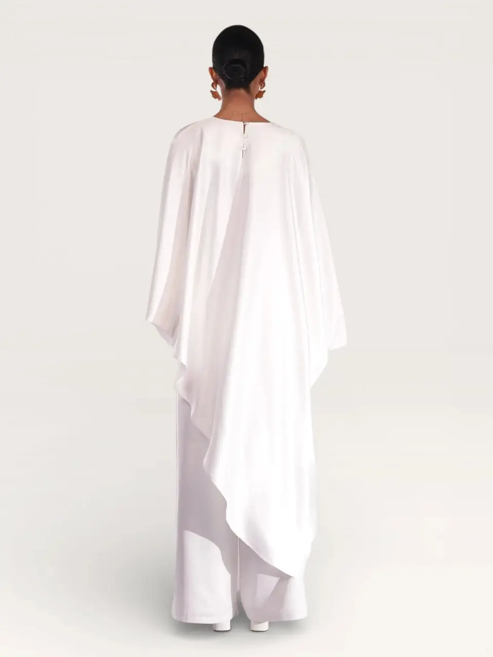 silk muse long version - white