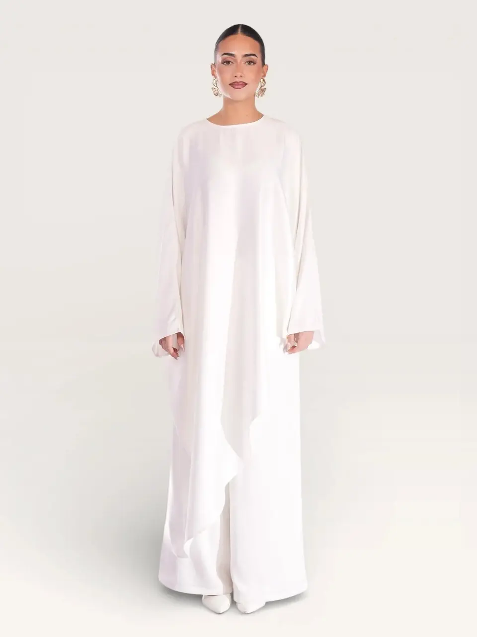 silk muse long version - white